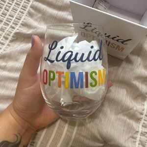 NWOT Wine glass gift